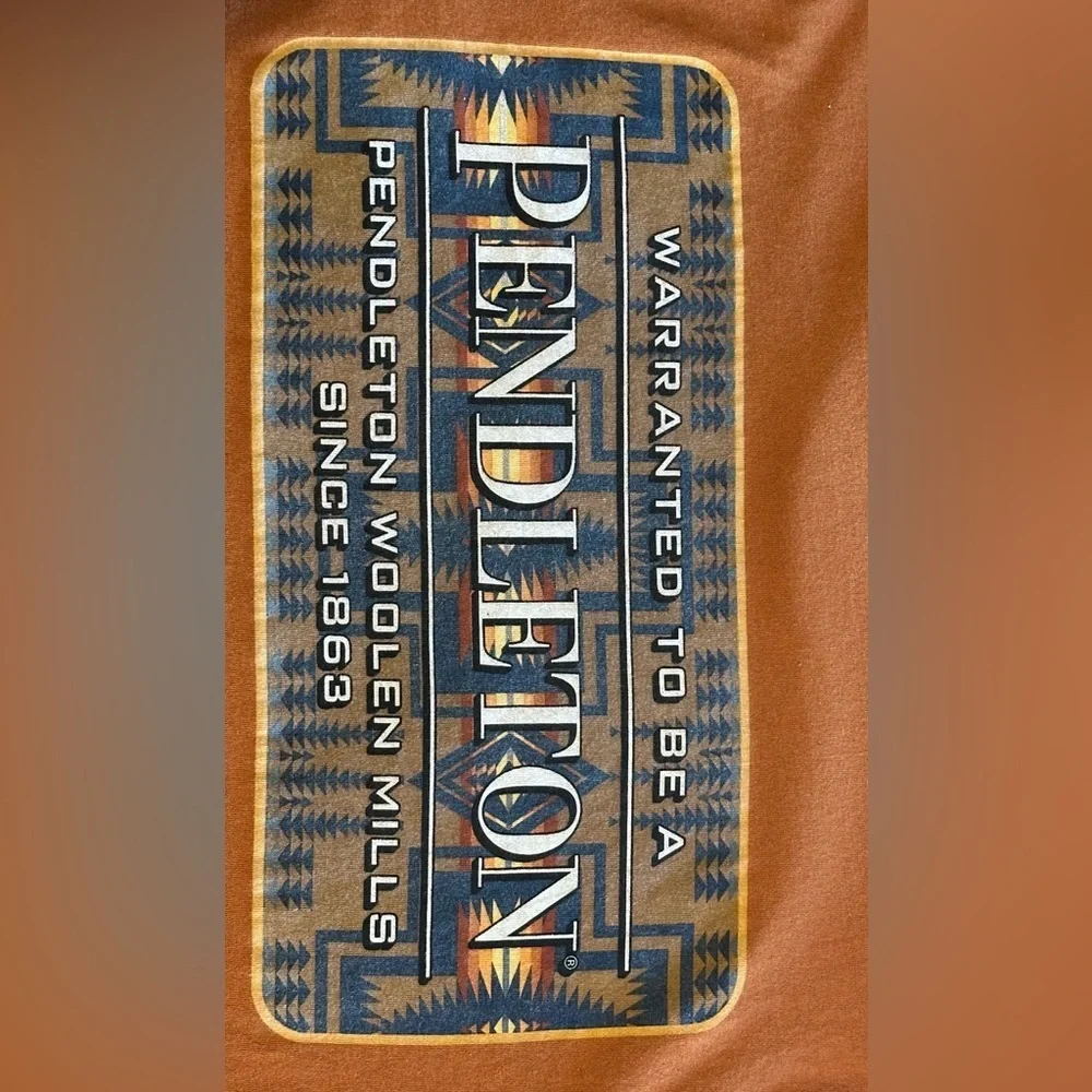 Pendleton Men's Executive Boot Barn style short sleeve tee in Rich Orange. (31)